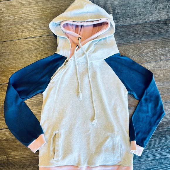💕Adorable Bundle of 3 Ampersand 💕 youth large hoodie sweatshirt, double hood - Picture 2 of 3